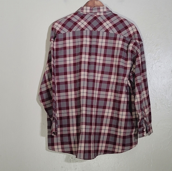 The Great Burgandy Plaid Button Dowm - Picture 2 of 7